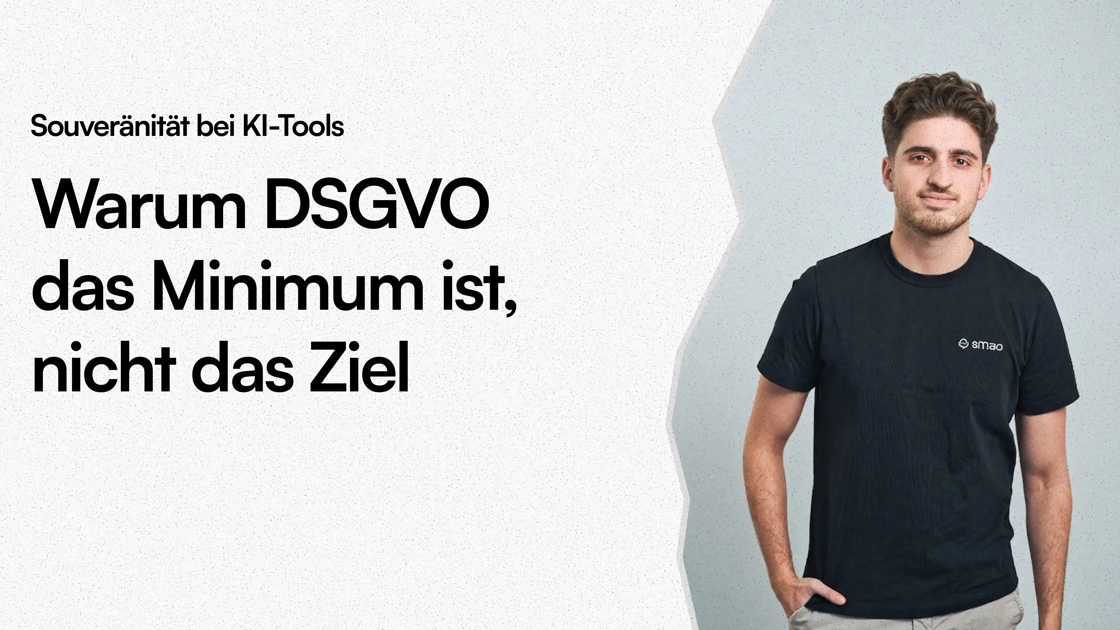 Souveränität bei KI-Tools: Warum DSGVO das Minimum ist, nicht das Ziel